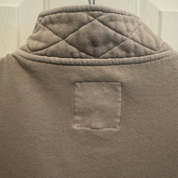 Aerie Tan Quarter Snap Pullover Sweatshirt Size S - Picture 5 of 13